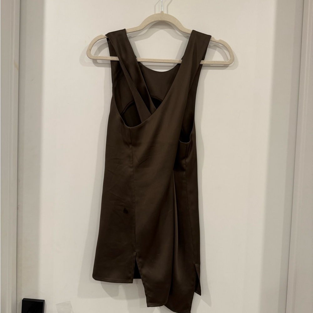 Theory Olive Silky Tunic